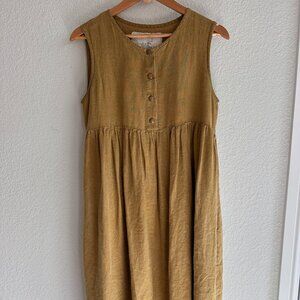 Sleeveless Maxi MAMA Dress with Snaps Customization